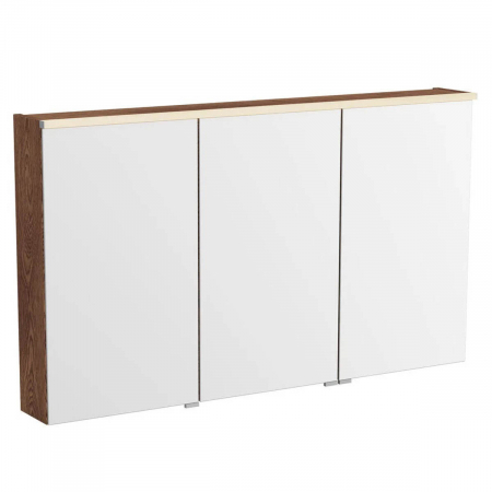 Mobilier de baie - Edge mirror cabinet 120 cm, walnut | 67167