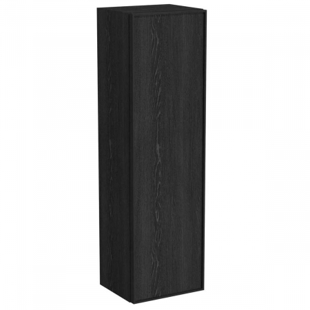 Mobilier de baie - Edge tall unit, 35cm, scurt negru oak, stanga | 67198