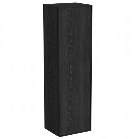 Mobilier de baie - Edge tall unit, 35cm, scurt negru oak, dreapta | 67258
