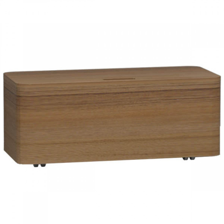 Mobilier de baie - base unit cu roti 100cm, waved natural wood | 56184