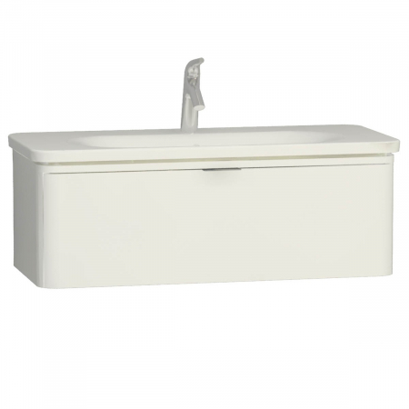 Mobilier de baie - Unitate de baza lavoar baie 100cm, cu 1 drawer, alb inalt gloss | 56439