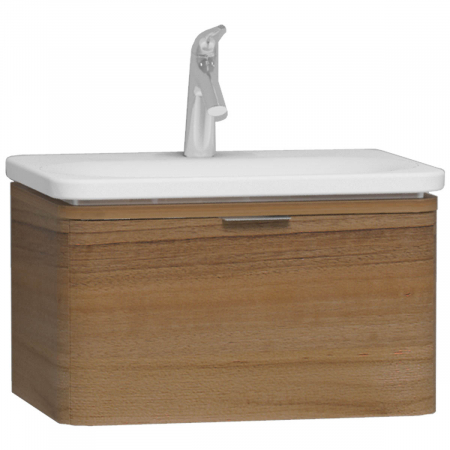 Mobilier de baie - Unitate de baza lavoar baie 60cm cu 1 drawer, waved natural wood | 56135