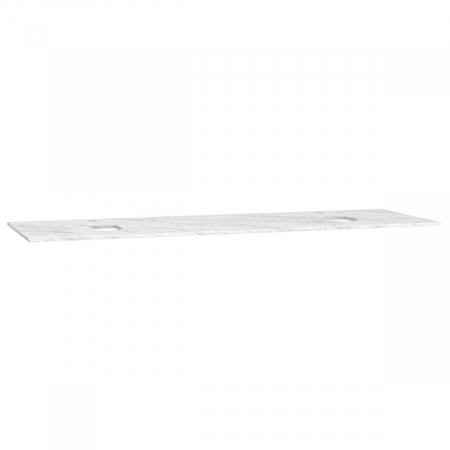 Mobilier de baie - counter, cu orificiu robinet, cu double syphon hole, 150cm, neolith | 65756