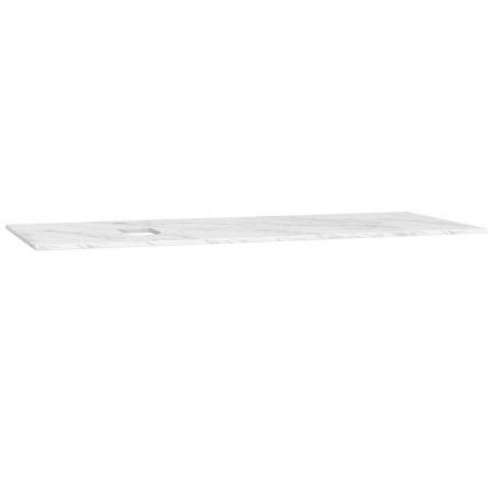 Mobilier de baie - counter, cu orificiu robinet, cu stanga syphon hole 120 cm, neolith | 65727