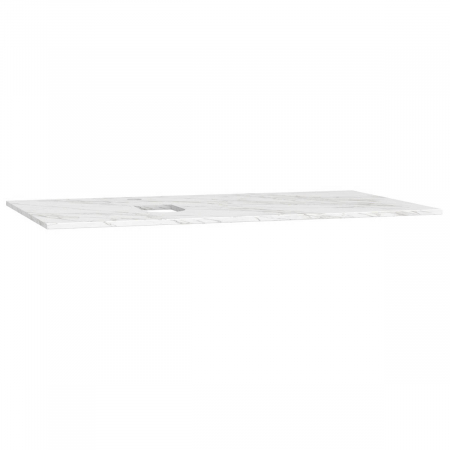 Mobilier de baie - counter, cu orificiu robinet, cu stanga syphon hole, 90cm, neolith | 65715