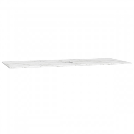 Mobilier de baie - counter, cu orificiu robinet, cu middle syphon hole 120 cm, neolith | 65739