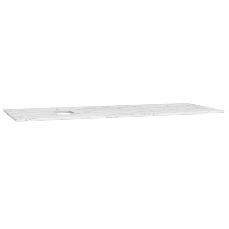 Mobilier de baie - counter, fara orificiu robinet, cu stanga syphon hole 120 cm, neolith | 65724