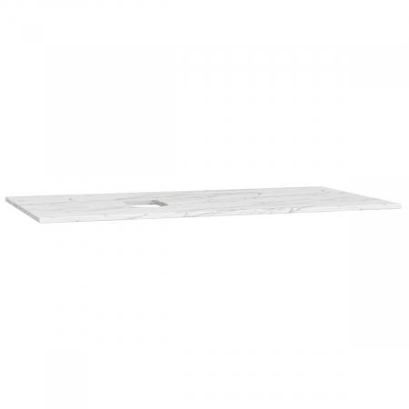 Mobilier de baie - counter, fara orificiu robinet, cu stanga syphon hole, 90cm, neolith | 65712