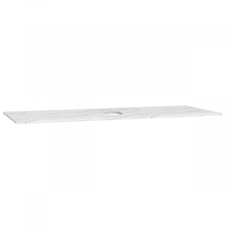 Mobilier de baie - counter, fara orificiu robinet, cu middle syphon hole 120 cm, neolith | 65736