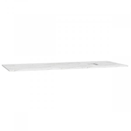Mobilier de baie - counter, fara orificiu robinet, cu dreapta syphon hole 120 cm, neolith | 65730