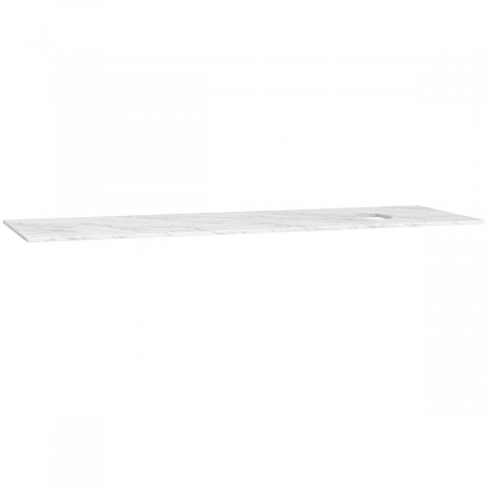 Mobilier de baie - counter, fara orificiu robinet, cu dreapta syphon hole, 150cm, neolith | 65747