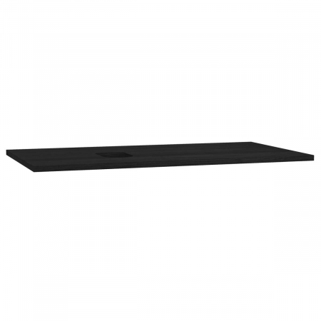 Accesorii mobilier baie - wood counter, cu stanga syphon hole, 90cm, patterned negru oak | 65857