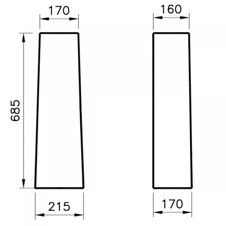 Piedestal pentru lavoar | 5529L003-0156 [1]