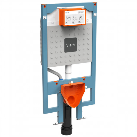 Rezervoare incastrate & panouri de control - Rezervor WC incastrat montaj rapid 2.5/4 lt cu sistem de instalare pre-perete, 8cm, montaj pe profile metalice | 768-5801-02