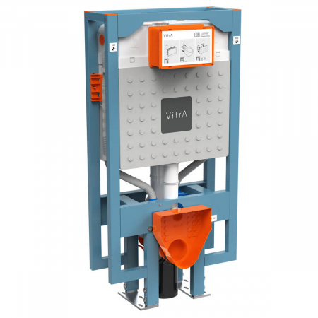 Rezervoare incastrate & panouri de control - Rezervor WC incastrat montaj rapid 2.5/4 lt pentru pereti usoare din gipscarton 8cm, back to back pentru 2 WC-uri | 768-5850-02