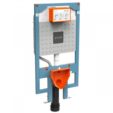 Rezervoare incastrate & panouri de control - Rezervor WC incastrat montaj rapid 3/6 lt cu sistem de instalare pre-perete, 8cm, montaj pe profile metalice | 768-5801-01