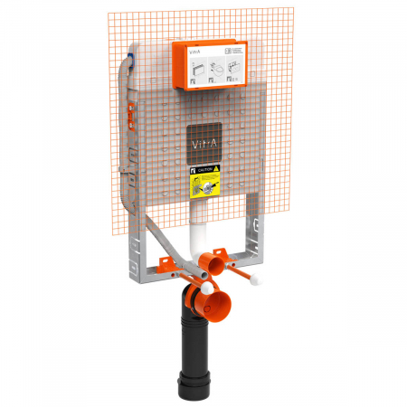 Rezervoare incastrate & panouri de control - Rezervor WC incastrat montaj standard 3/6 lt fara console metalice 8cm | 768-1800-01