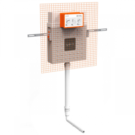 Toalete turcesti - Rezervor WC incastrat montaj standard 3/6 lt pentru vas WC Turcesc squatting, 12cm | 762-1700-01
