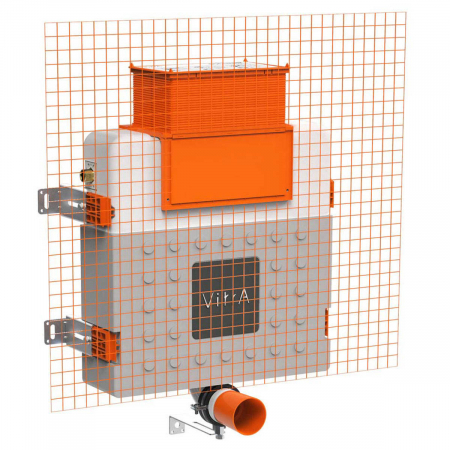 Rezervoare incastrate & panouri de control - Rezervor WC incastrat pentru vas WC lipit de perete, perete din gips carton, 82cm, 3/6l | 761-1740-01