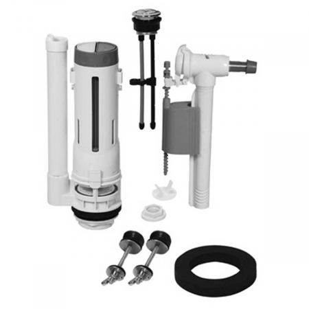 Produse complementare - Mecanism Rezervor Apa WC cu dubla actionare cu alimentare pe lateral 2.5/4 lt | 330-1620
