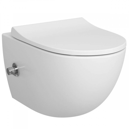 WC suspendat rimless, robinet bideu integrata 54cm, alb | 7748B003-1684