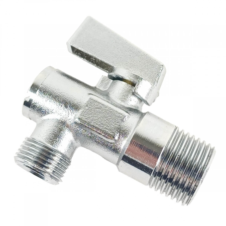 Robinet coltar cu filtru, filet alimentare G1/2 iesire G3/4, maneta metalica, 1/2”x3/8” | A45200EXP [4]