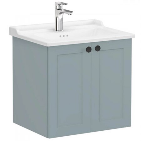 Unitate de baza lavoar baie, cu usi 60cm mat fijord green, cu classical lavoar / chiuveta baie | 68704 [0]