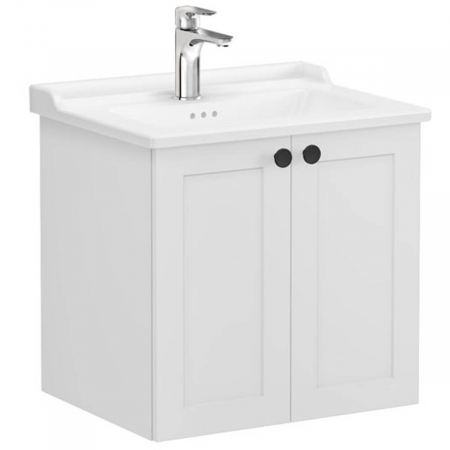 Unitate de baza lavoar baie, cu usi 60cm mat gri deschis, cu classical lavoar / chiuveta baie | 68702 [0]