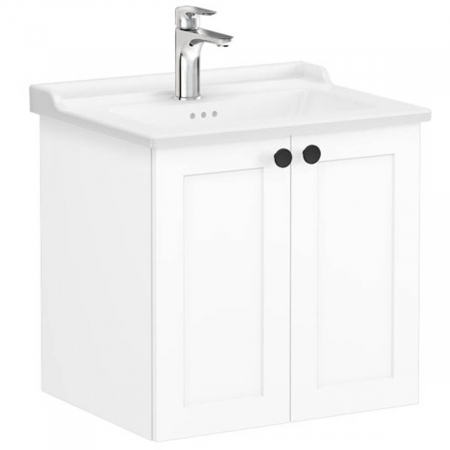 Unitate de baza lavoar baie, cu usi 60cm alb mat, cu classical lavoar / chiuveta baie | 68701 [0]