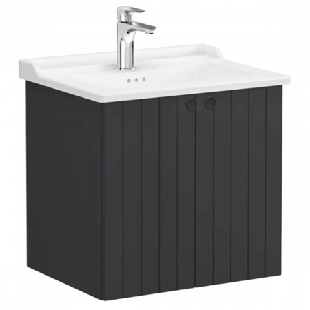 Unitate de baza lavoar baie, cu usi 60cm mat graphite, cu classical lavoar / chiuveta baie | 69279 [0]