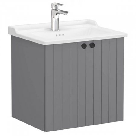 Unitate de baza lavoar baie, cu usi 60cm mat grey, cu classical lavoar / chiuveta baie | 69277 [0]