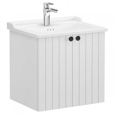 Unitate de baza lavoar baie, cu usi 60cm mat gri deschis, cu classical lavoar / chiuveta baie | 69276 [0]