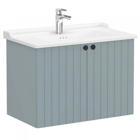 Unitate de baza lavoar baie, cu usi 80cm, mat fijord green, cu classical lavoar / chiuveta baie | 69299 [0]