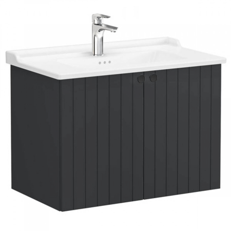 Unitate de baza lavoar baie, cu usi 80cm, mat graphite, cu classical lavoar / chiuveta baie | 69300 [0]