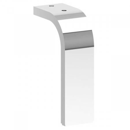 Accesorii mobilier baie - Set 4 picioare pentru mobila de baie crom, latime 40mm, inaltime 135mm | 66520