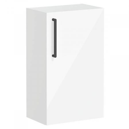 Mobilier de baie - lower unit, 40cm, compact, inalt gloss alb, dreapta | 66213