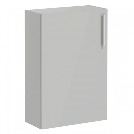 Mobilier de baie - lower unit, 55cm, compact, inalt gloss pearl grey, stanga | 66503