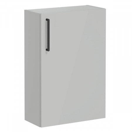 Mobilier de baie - lower unit, 55cm, compact, inalt gloss pearl grey, dreapta | 66497