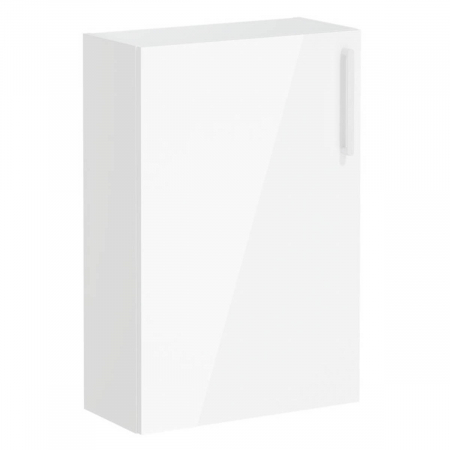 Mobilier de baie - lower unit, 55cm, compact, inalt gloss alb, stanga | 66501