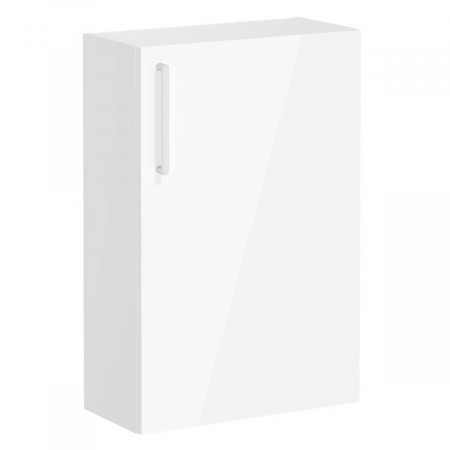 Mobilier de baie - lower unit, 55cm, compact, inalt gloss alb, dreapta | 66495