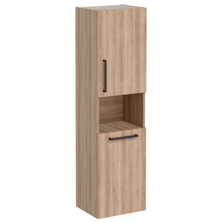 Mobilier de baie - tall unit, 40cm, scurt, cu laundry basket, natural oak, dreapta | 66229