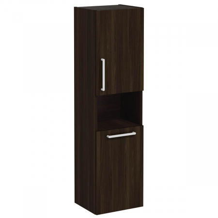 Mobilier de baie - tall unit, 40cm, scurt, cu laundry basket, walnut, dreapta | 66228