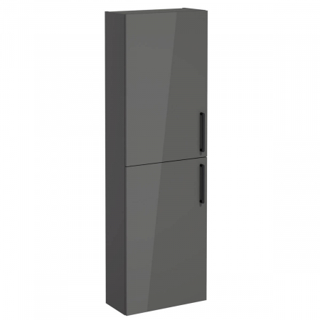 Mobilier de baie - tall unit, compact, inalt gloss anthracite | 66242