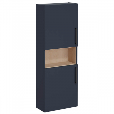 Mobilier de baie - tall unit, compact, scurt, mat dark albastru | 68016