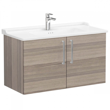 Mobilier de baie - Unitate de baza lavoar baie, cu usi 100cm, cordoba, cu classical lavoar / chiuveta baie | 68183