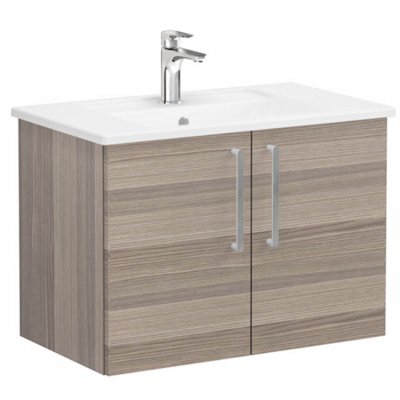 Mobilier de baie - Unitate de baza lavoar baie, cu usi 80cm, cordoba, cu angular lavoar / chiuveta baie | 68151