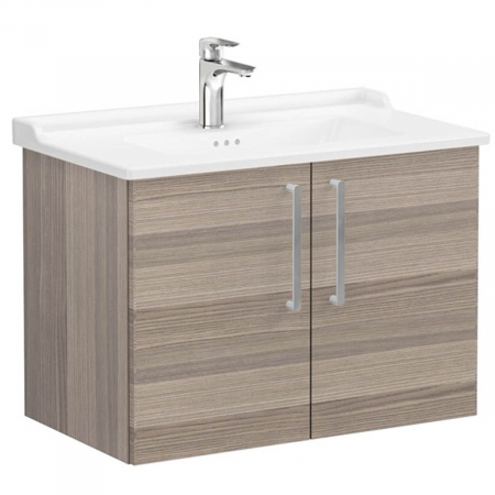 Mobilier de baie - Unitate de baza lavoar baie, cu usi 80cm, cordoba, cu classical lavoar / chiuveta baie | 68165