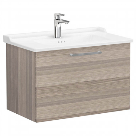 Mobilier de baie - Unitate de baza lavoar baie, cu un sertar 80cm, cordoba, cu classical lavoar / chiuveta baie | 68237
