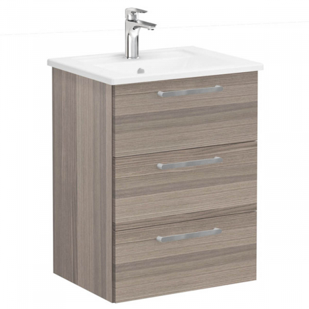 Unitate de baza lavoar baie, cu trei sertare 60cm cordoba, cu angular lavoar / chiuveta baie | 68336 [0]