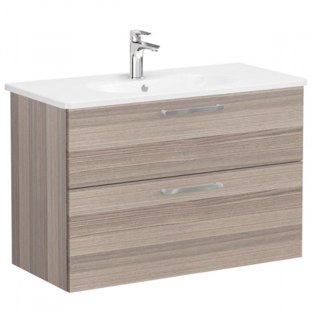 Unitate de baza lavoar baie, cu doua sertare 100cm, cordoba, cu rounded lavoar / chiuveta baie | 68322 [0]